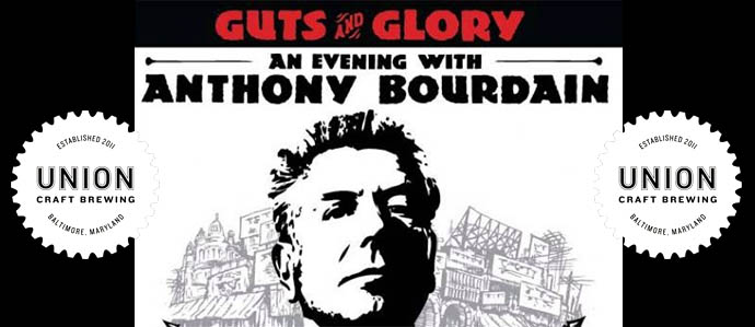 Have a Union Craft Beer With Anthony Bourdain, Nov 17
