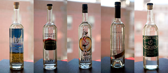 Craft Vodka Showdown: Taste Testing Five East Coast Vodkas